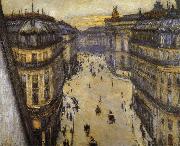 Gustave Caillebotte Look down from sixth floor Spain oil painting artist